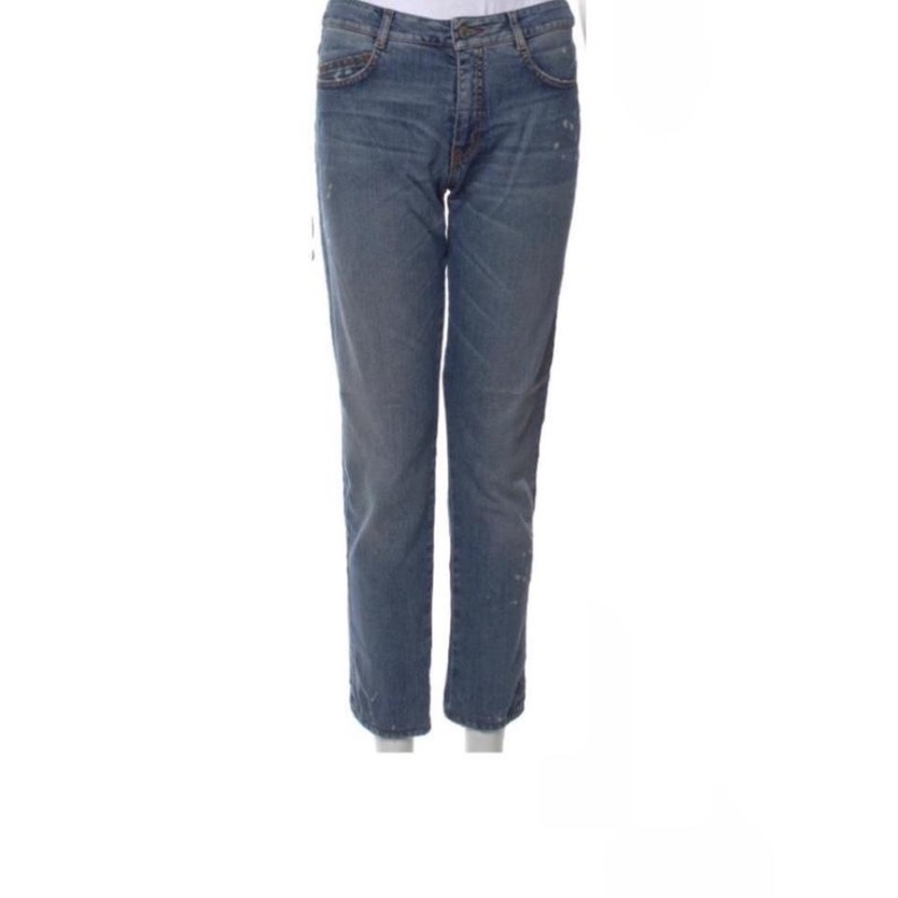 McQ Alexander McQueen distressed denim jeans